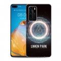 Дизайнерский пластиковый чехол для Huawei P40 Linkin Park