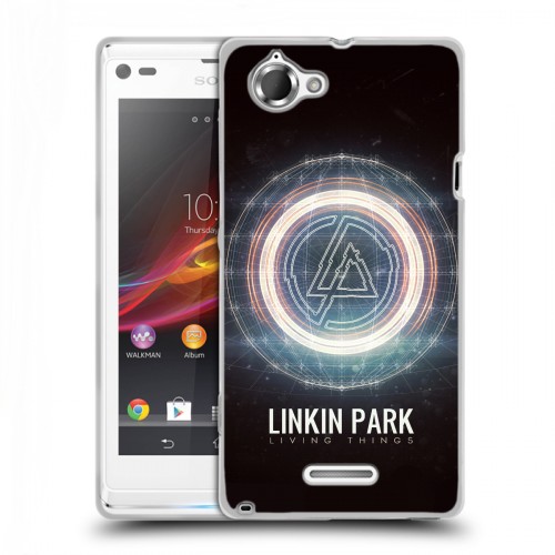 Дизайнерский пластиковый чехол для Sony Xperia L Linkin Park