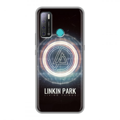 Дизайнерский силиконовый с усиленными углами чехол для Tecno Pouvoir 4 Linkin Park