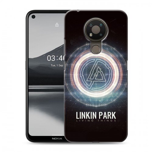 Дизайнерский пластиковый чехол для Nokia 3.4 Linkin Park