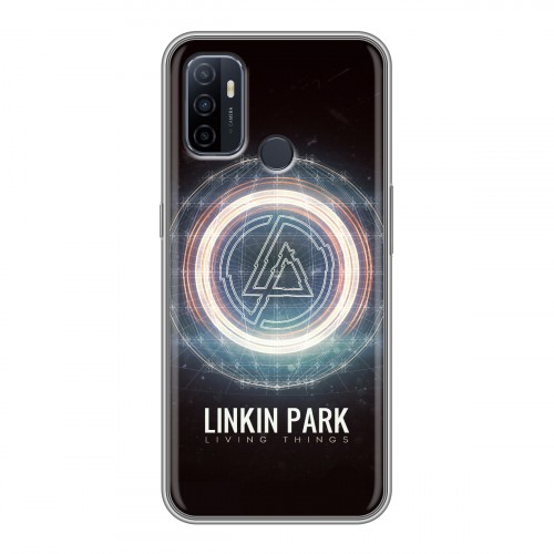 Дизайнерский силиконовый с усиленными углами чехол для OPPO A53 Linkin Park