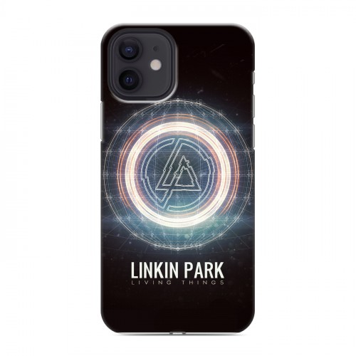 Дизайнерский силиконовый чехол для Iphone 12 Linkin Park