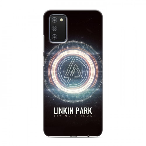 Дизайнерский пластиковый чехол для Samsung Galaxy A02s Linkin Park