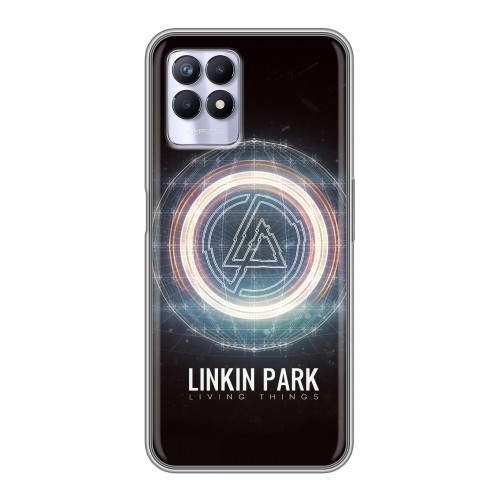 Дизайнерский пластиковый чехол для Realme 8i Linkin Park