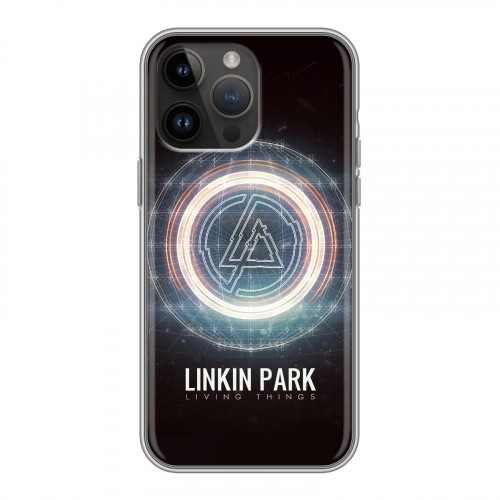 Дизайнерский пластиковый чехол для Iphone 14 Pro Max Linkin Park