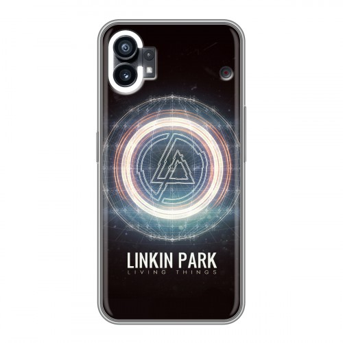 Дизайнерский силиконовый с усиленными углами чехол для Nothing Phone (1) Linkin Park