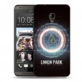 Дизайнерский пластиковый чехол для HTC Desire 700 Linkin Park