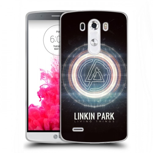 Дизайнерский пластиковый чехол для LG G3 (Dual-LTE) Linkin Park