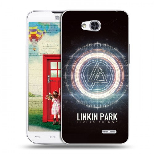 Дизайнерский пластиковый чехол для LG L80 Linkin Park