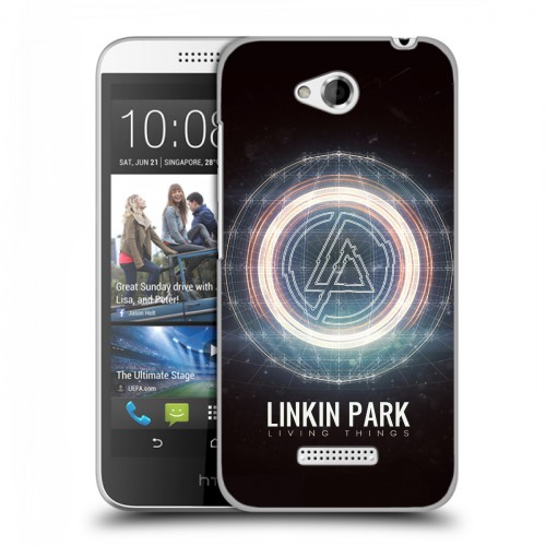 Дизайнерский пластиковый чехол для HTC Desire 616 Linkin Park