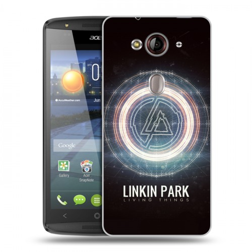 Дизайнерский пластиковый чехол для Acer Liquid E3 Linkin Park