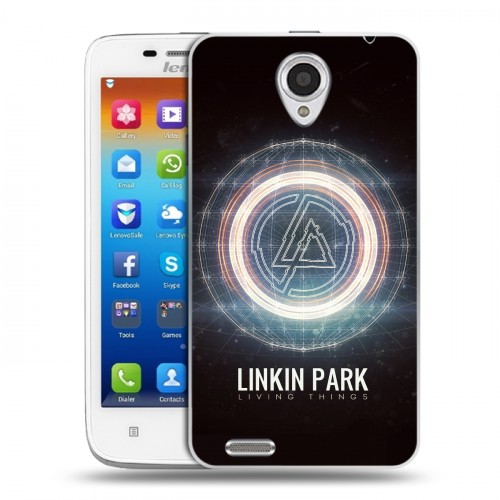 Дизайнерский пластиковый чехол для Lenovo S650 Ideaphone Linkin Park