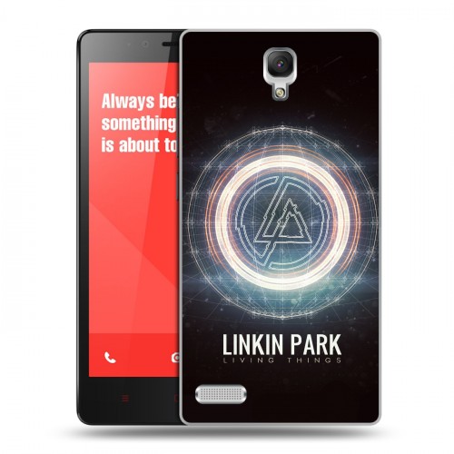 Дизайнерский силиконовый чехол для Xiaomi RedMi Note Linkin Park