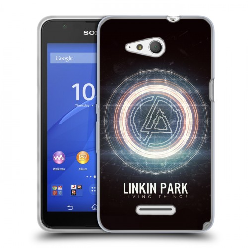 Дизайнерский пластиковый чехол для Sony Xperia E4g Linkin Park