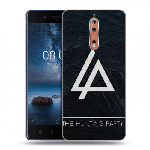 Дизайнерский пластиковый чехол для Nokia 8 Linkin Park