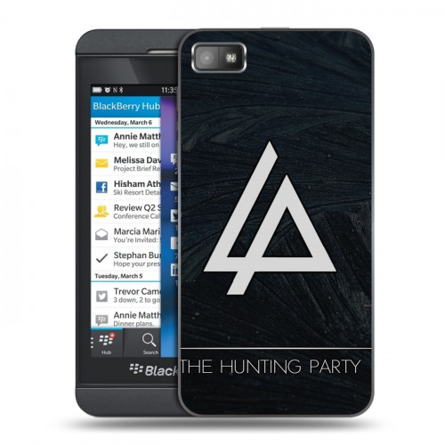 Дизайнерский пластиковый чехол для BlackBerry Z10 Linkin Park