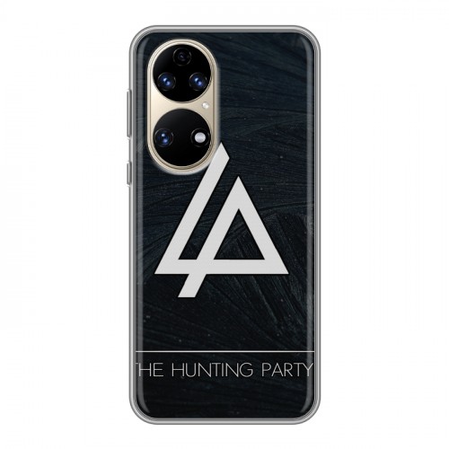 Дизайнерский силиконовый с усиленными углами чехол для Huawei P50 Pro Linkin Park