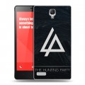 Дизайнерский пластиковый чехол для Xiaomi RedMi Note Linkin Park