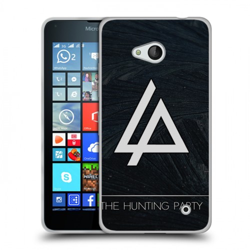 Дизайнерский пластиковый чехол для Microsoft Lumia 640 Linkin Park