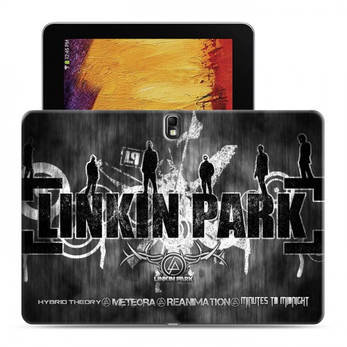 Дизайнерский силиконовый чехол для Samsung Galaxy Note 10.1 2014 editon Linkin Park