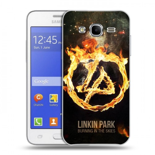 Дизайнерский силиконовый чехол для Samsung Galaxy J7 Linkin Park