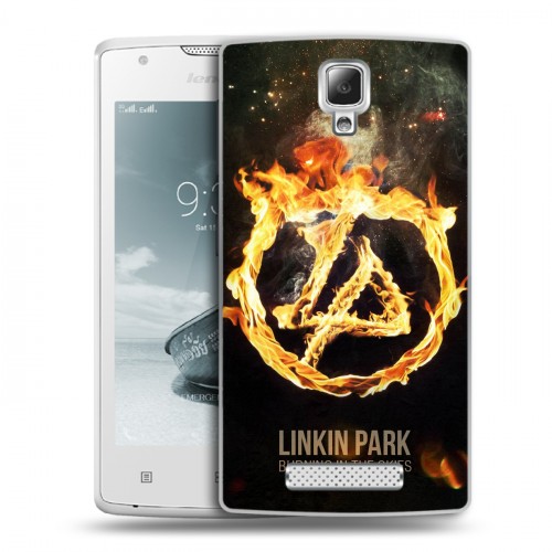 Дизайнерский пластиковый чехол для Lenovo A1000 Linkin Park