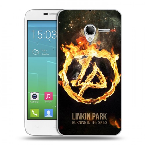 Дизайнерский силиконовый чехол для Alcatel One Touch POP 3 5 Linkin Park