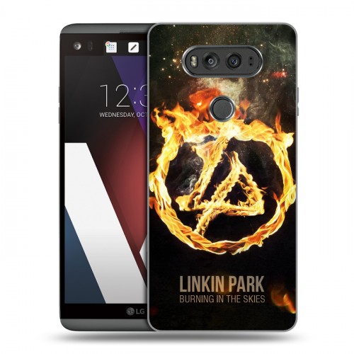 Дизайнерский пластиковый чехол для LG V20 Linkin Park