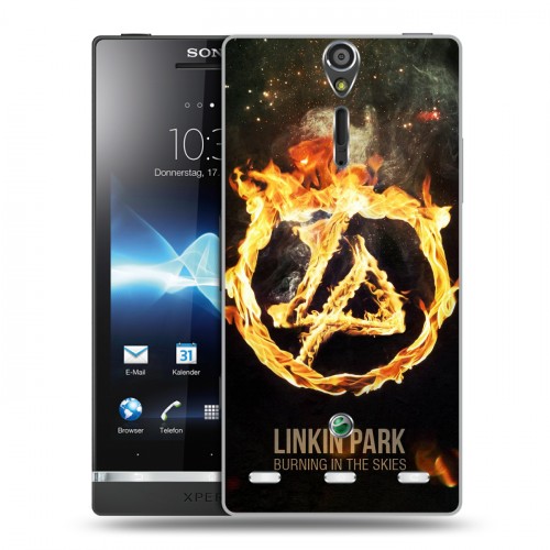 Дизайнерский пластиковый чехол для Sony Xperia S Linkin Park