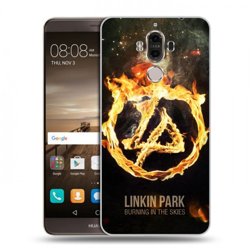 Дизайнерский пластиковый чехол для Huawei Mate 9 Linkin Park