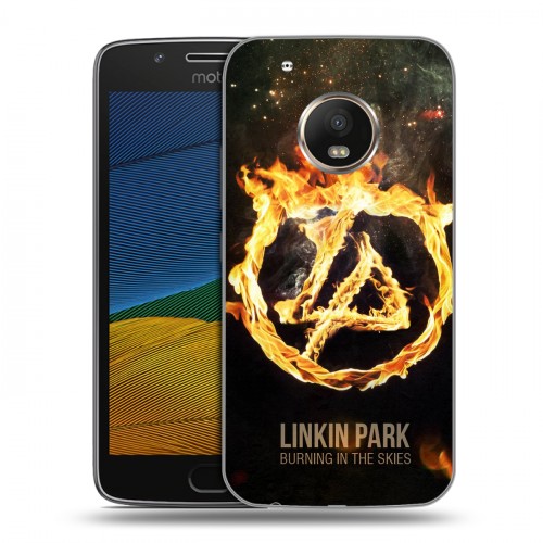Дизайнерский силиконовый чехол для Lenovo Moto G5 Linkin Park