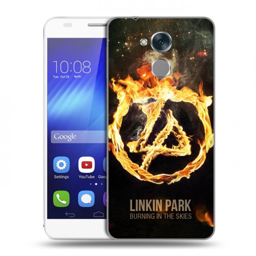 Дизайнерский пластиковый чехол для Huawei Honor 6C Linkin Park