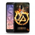 Дизайнерский силиконовый чехол для Alcatel A7 XL Linkin Park