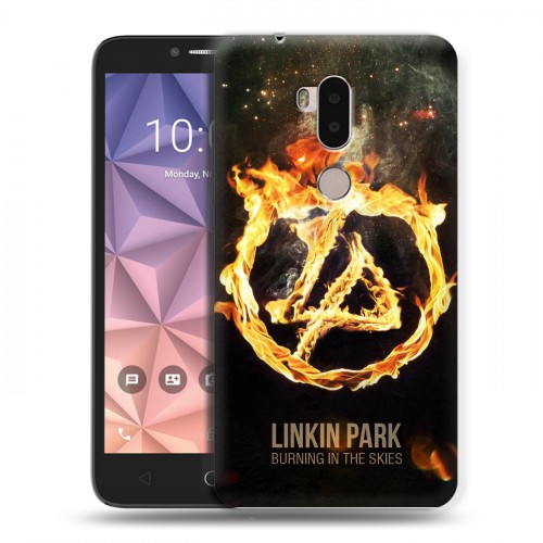 Дизайнерский силиконовый чехол для Alcatel A7 XL Linkin Park
