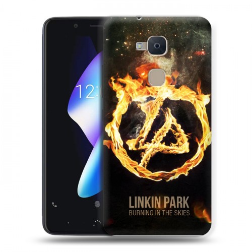 Дизайнерский силиконовый чехол для BQ Aquaris V Linkin Park