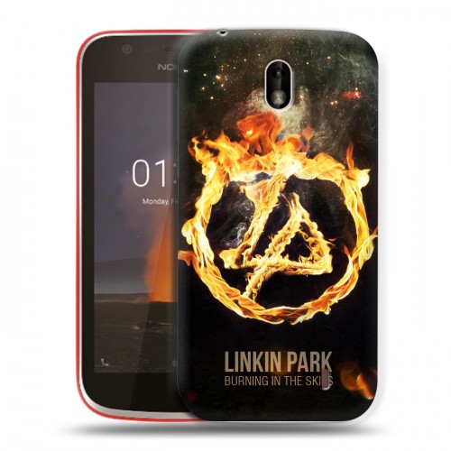 Дизайнерский пластиковый чехол для Nokia 1 Linkin Park