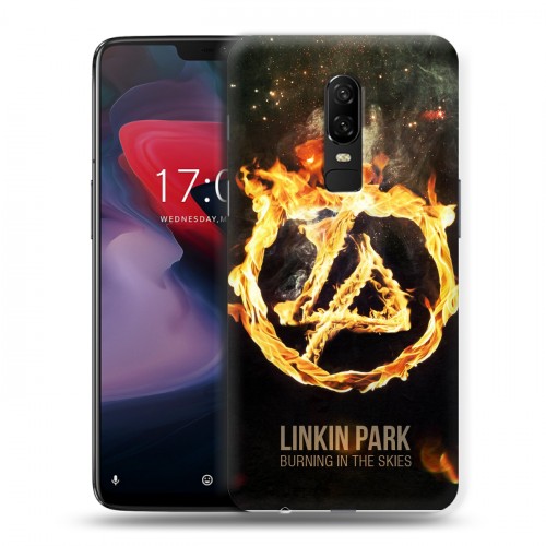 Дизайнерский пластиковый чехол для OnePlus 6 Linkin Park