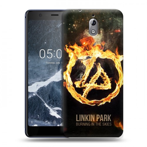 Дизайнерский силиконовый чехол для Nokia 3.1 Linkin Park