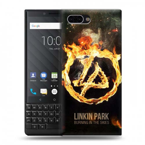 Дизайнерский пластиковый чехол для BlackBerry KEY2 Linkin Park