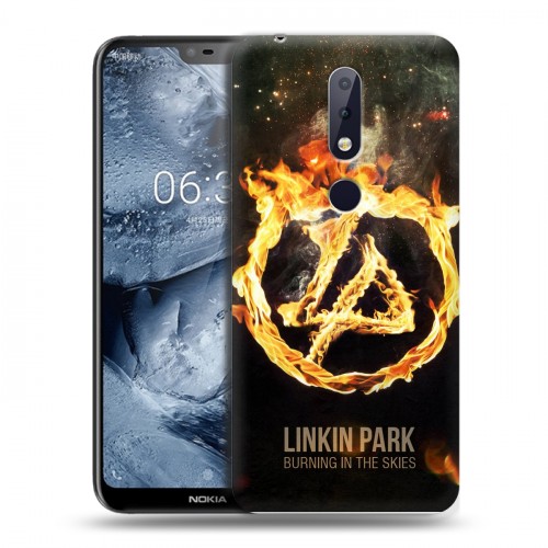 Дизайнерский пластиковый чехол для Nokia 6.1 Plus Linkin Park