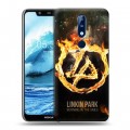 Дизайнерский силиконовый чехол для Nokia 5.1 Plus Linkin Park