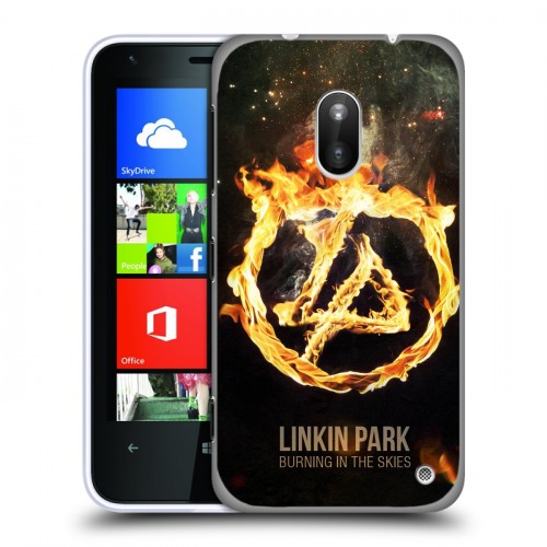 Дизайнерский силиконовый чехол для Nokia Lumia 620 Linkin Park