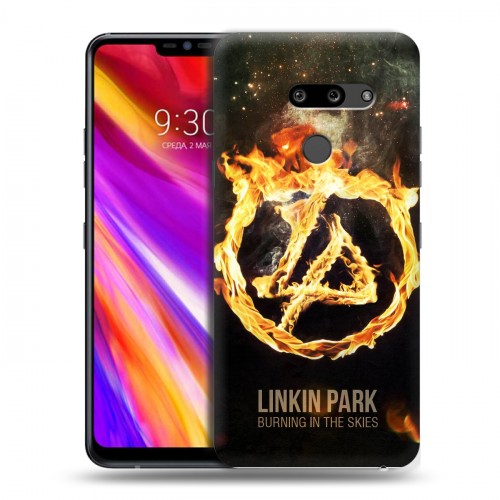 Дизайнерский пластиковый чехол для LG G8 ThinQ Linkin Park