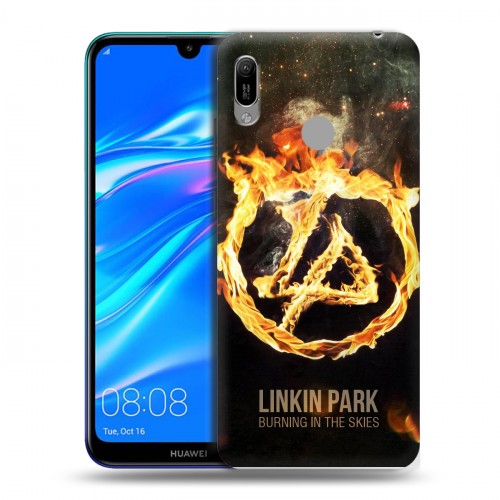 Дизайнерский пластиковый чехол для Huawei Y6 (2019) Linkin Park