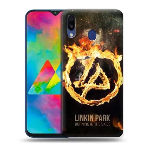 Дизайнерский пластиковый чехол для Samsung Galaxy M20 Linkin Park