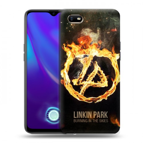 Дизайнерский силиконовый с усиленными углами чехол для OPPO A1k Linkin Park