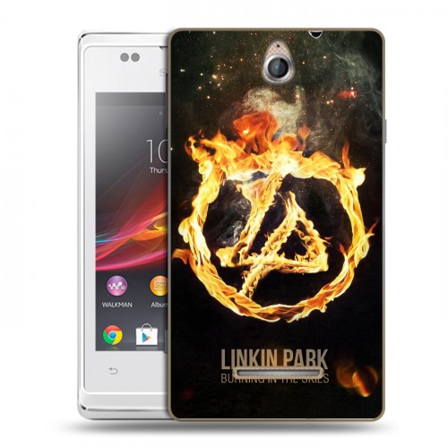 Дизайнерский пластиковый чехол для Sony Xperia E Linkin Park