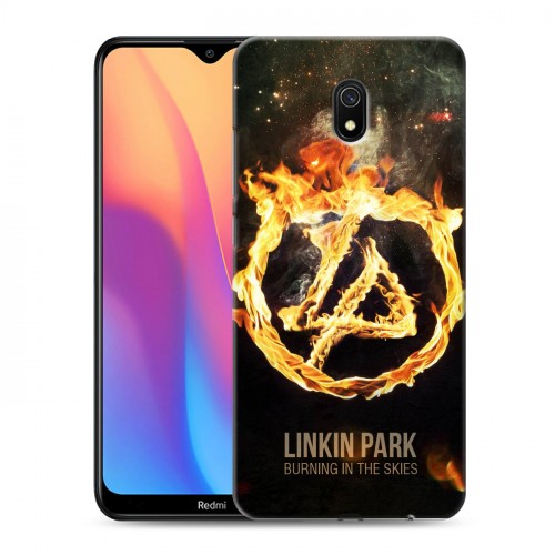 Дизайнерский силиконовый с усиленными углами чехол для Xiaomi RedMi 8A Linkin Park