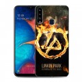 Дизайнерский пластиковый чехол для Samsung Galaxy A20s Linkin Park