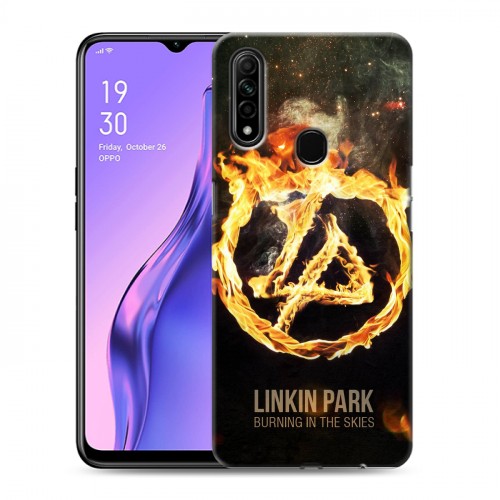 Дизайнерский силиконовый с усиленными углами чехол для OPPO A31 Linkin Park